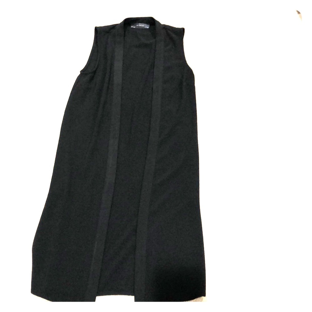 The Limited black long open vest. Like new